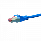 CAT6 S/FTP (PIMF) patchkabel 0,25m blauw 