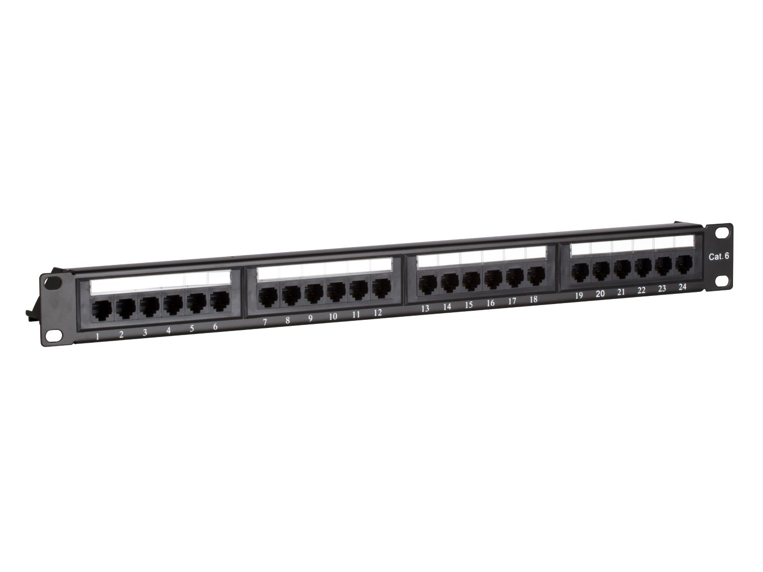 Patch panel 24 port outlet cat6