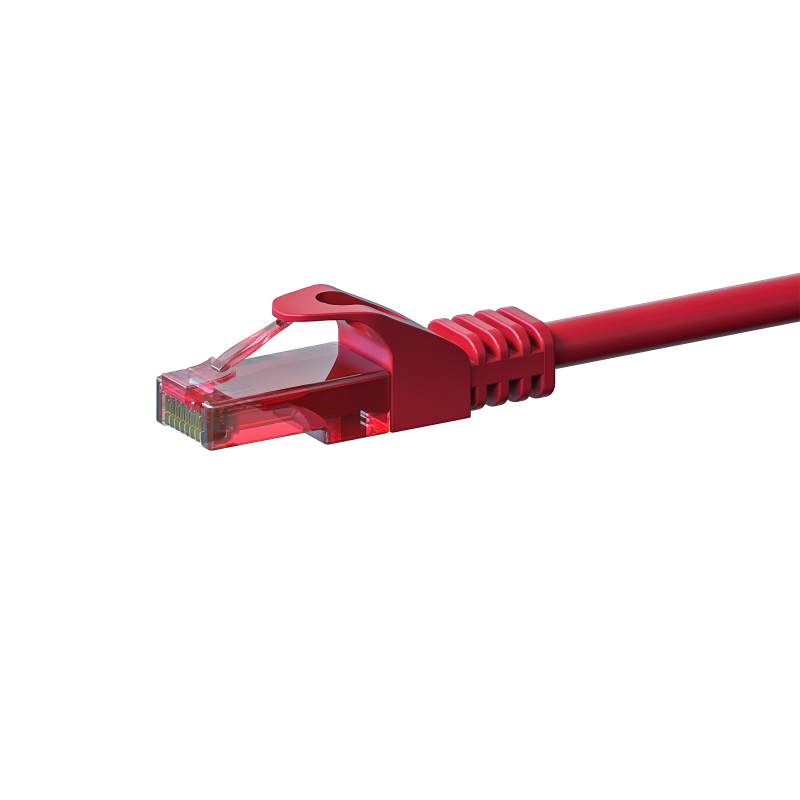 UTP CAT6 patchkabel 2m rood - 100% koper