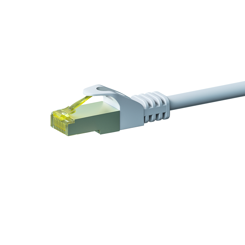 Cat7 S/FTP (PIMF) patchkabel 7,50m wit