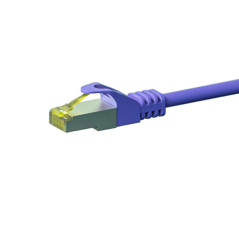 Cat7 S/FTP (PIMF) patchkabel 10m paars