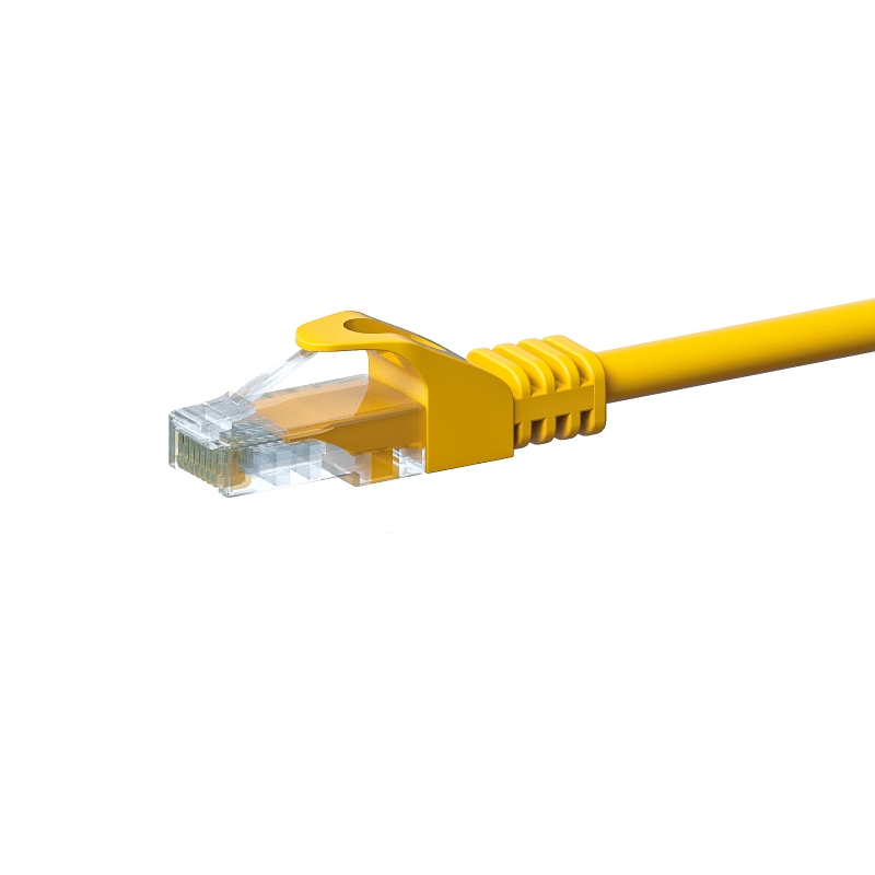 CAT5e patchkabel 2m geel - CCA