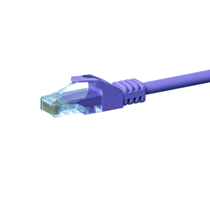 CAT5e patchkabel 0,5m paars - CCA