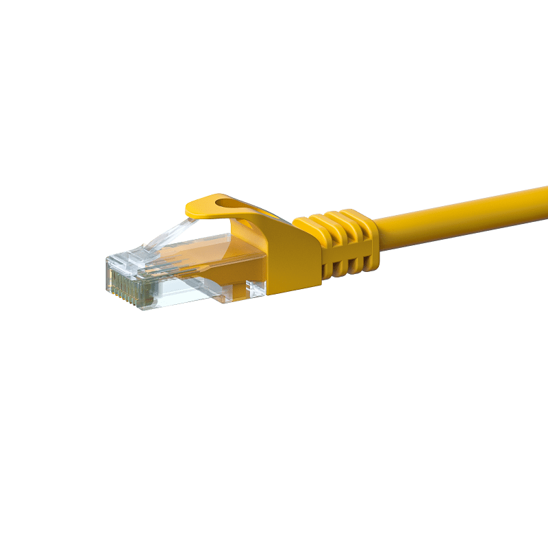 Cat6 1,5m geel UTP patch kabel - CCA