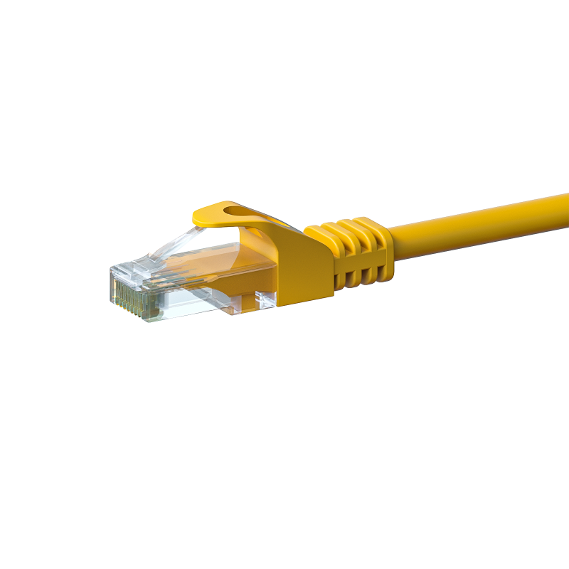 CAT6 patchkabel 7,5m geel - CCA