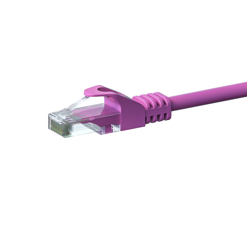 CAT6 patchkabel 0,25m roze - CCA