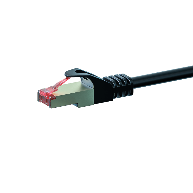 CAT6 S/FTP (PIMF) patchkabel 50m zwart 