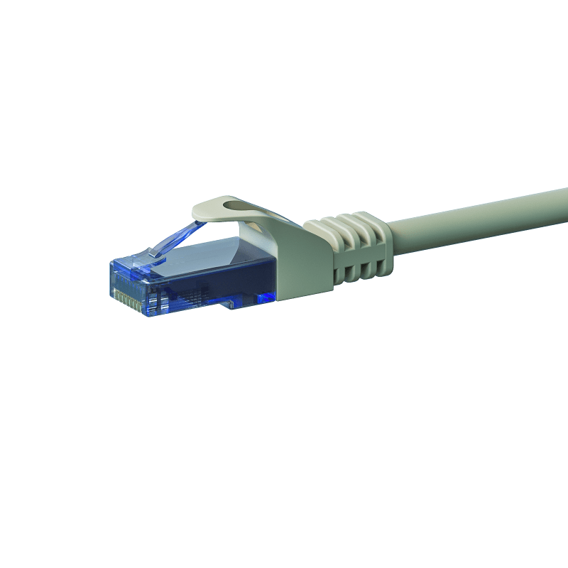 UTP CAT6a patchkabel 0,50m grijs - 100% koper